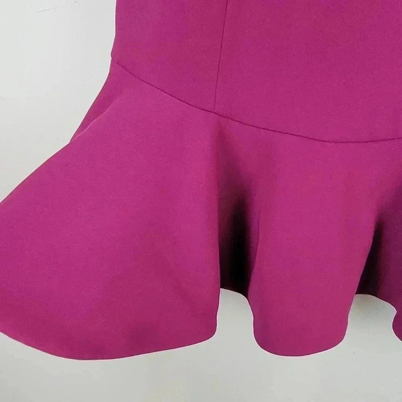 Jaygodfrey Sheath Dress Sleeveless Flounce Hem Formal Office Career 6 - Picture 3 of 6